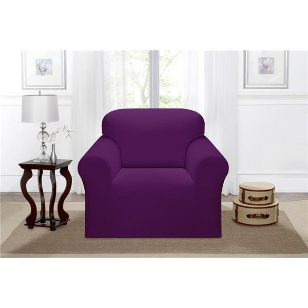 Madison Industries Madison DAY-CHAIR-PU Kathy Ireland Day Break Chair Slipcover; Purple DAY-CHAIR-PU